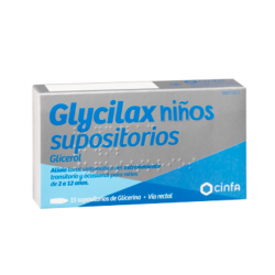 GLYCILAX NIÑOS 12 SUPOSITORIOS
