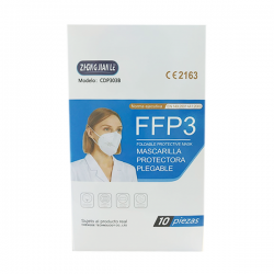 Caixa de máscara FFP3...